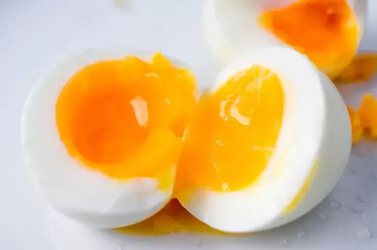 soft-boiled eggs for a carbohydrate-free diet