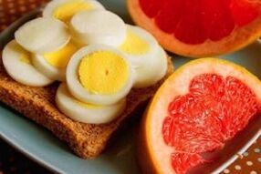 eggs and grapefruit to lose weight