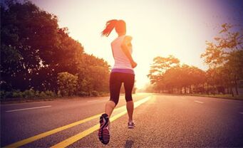 Cardio exercises like jogging help burn fat in the legs. 